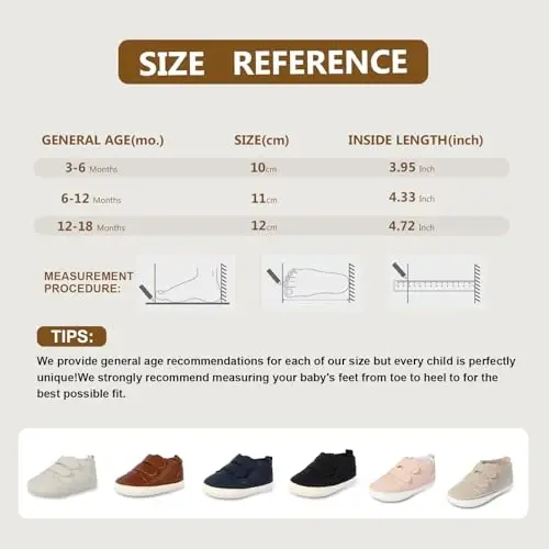 CYXUYJH Baby Infant Dress Shoes Boys Girls First Walking Non-Slip PU Leather Sneakers Toddler Crib Shoes Newborn Loafers Flats - 6