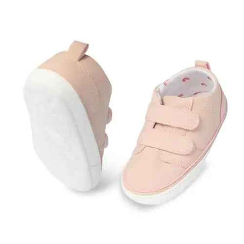CYXUYJH Chaqaloqlar uchun ko'ylak poyafzallari O'g'il bolalar Qizlar Birinchi qadam Qo'ymaydigan PU charm Krossovkalar Toddler Crib poyafzallari Yangi tug'ilgan chaqaloqlar Loafer Flats - 1