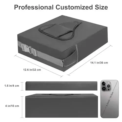 Czrrzl Toddler Booster Seat ovqatlanish stoli oshxona stuli uchun, suv o'tkazmaydigan sirpanmaydigan orqa o'rindiqli va sozlanishi kayışlı, portativ PU Travel Baby Kids Booster Seat yostig'i - CZRRZL (1)