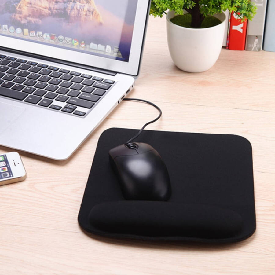 D-GROEE Bilgisayarlar için Mouse Pad, Sünger, Kaymaz, Bilek Desteği, Hafif Mousepad, Ofis, Oyun, Bilgisayar, Dizüstü Bilgisayar, Mac, Evde veya İş Yerinde Ağrı Giderme - 10