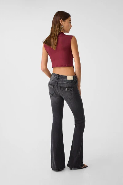 D04 low-rise Spanish leg jeans - 3