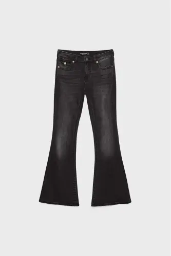 D04 low-rise Spanish leg jeans 