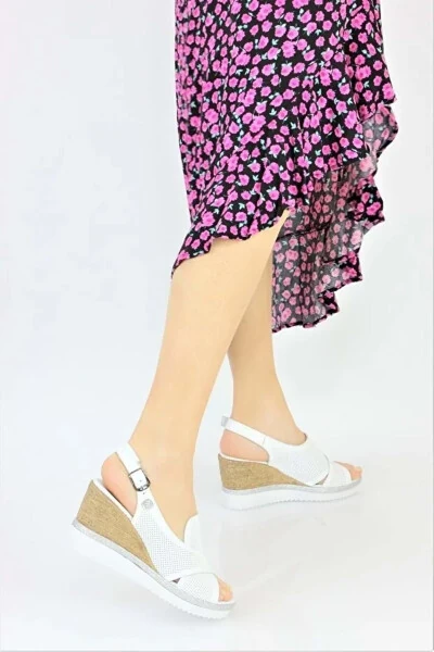 D24YS-1430 Женские кожаные сандалии - 5