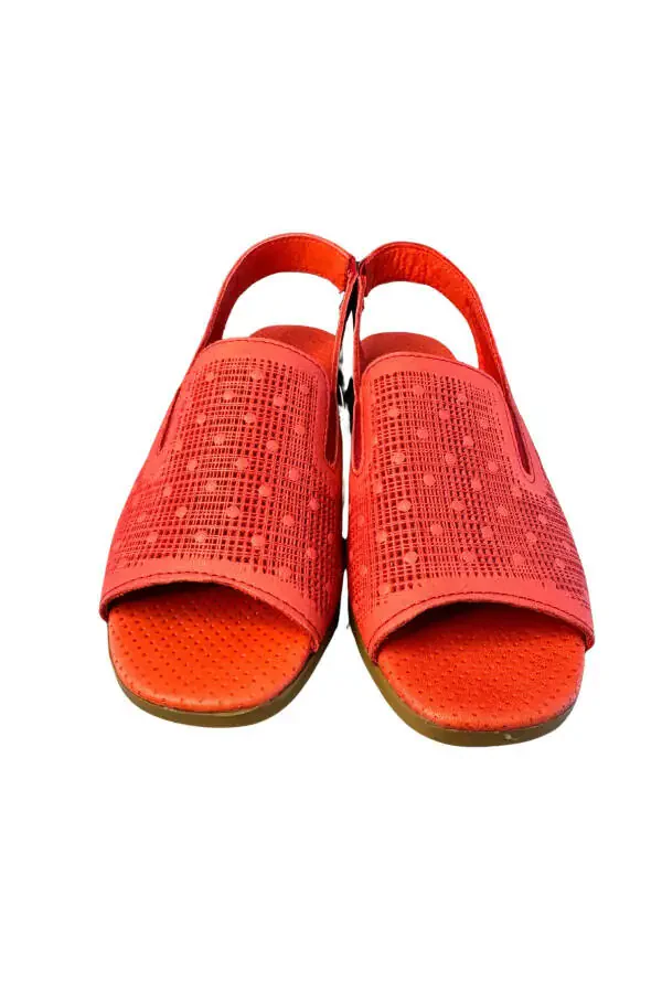 D24Ys-1455 Women's Leather Sandals - 2