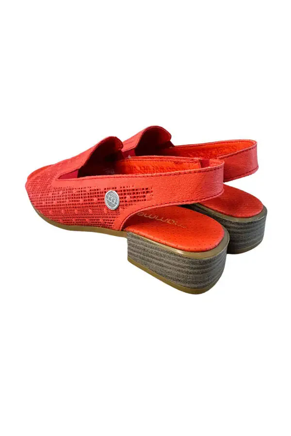 D24Ys-1455 Women's Leather Sandals - 5