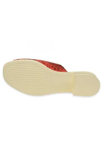D24Yt-2390Z Daily Red Women's Slipper-RED PEN - 5