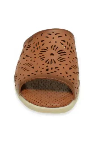 D24Yt-2390Z Daily Tan Women's Slippers-TAN PEN - 3
