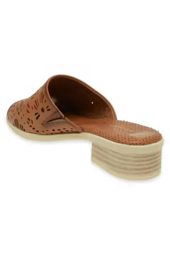 D24Yt-2390Z Daily Tan Women's Slippers-TAN PEN - 4