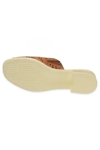 D24Yt-2390Z Kundalik Taba Ayollar Terlik-TABA PEN - 5