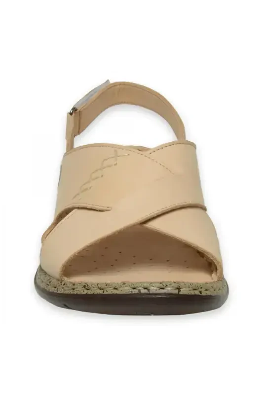 D25Ys-2525Z Daily Beige Women's Sandal-BEIGE PEN - 3