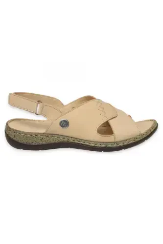 D25Ys-2525Z Дневные Бежевые Женские Сандалии-БЕЖ ПЕН - Modazone (1)