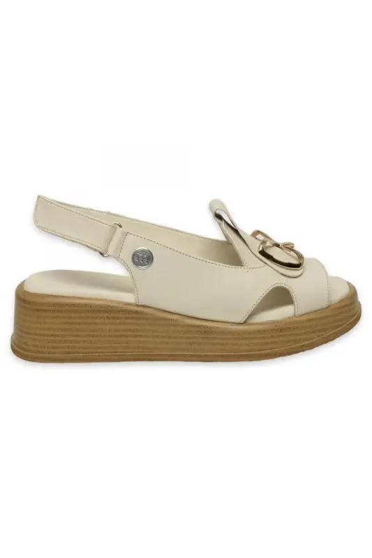 D25Ys-2780Z Women's Daily Cream Sandal - 2