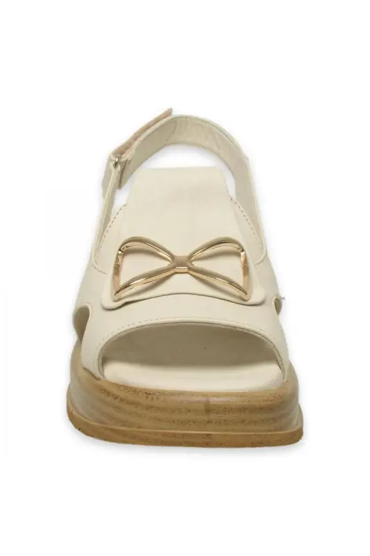 D25Ys-2780Z Women's Daily Cream Sandal - 3