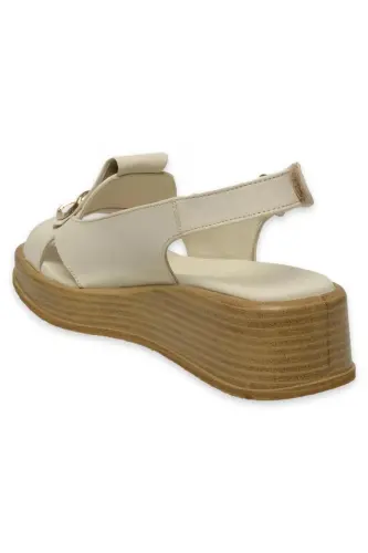 D25Ys-2780Z Women's Daily Cream Sandal - 4