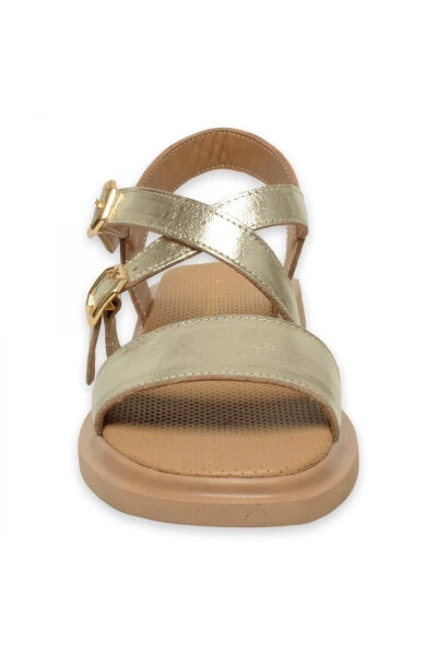 D25Ys-5010Z Women's Daily Gold Sandal - 3