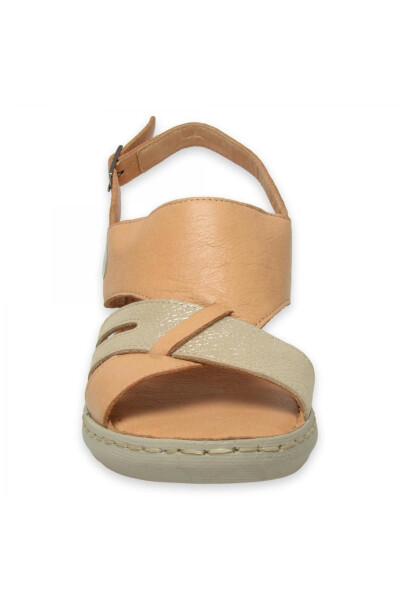 D25Ys-5145 Daily Beige Women's Sandals - 3