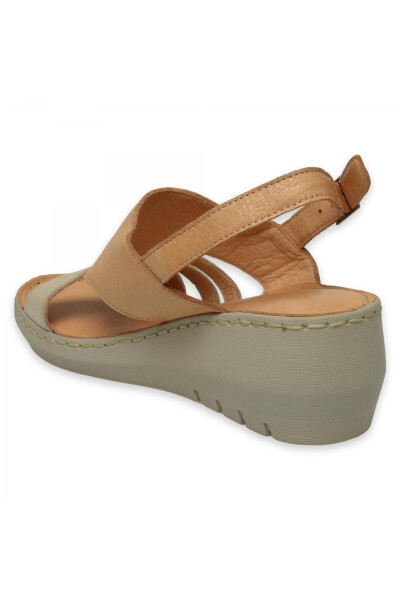 D25Ys-5145 Daily Beige Women's Sandals - 4