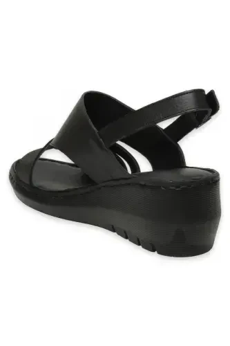 D25ys-5145 Daily Black Women's Sandal-BLACK PEN/STEEL AYS - 4