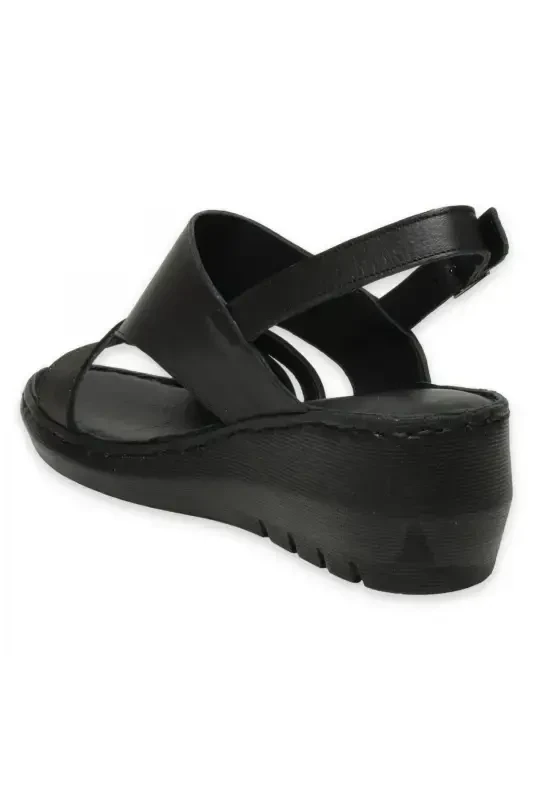 D25ys-5145 Daily Black Women's Sandal-BLACK PEN/STEEL AYS - 4