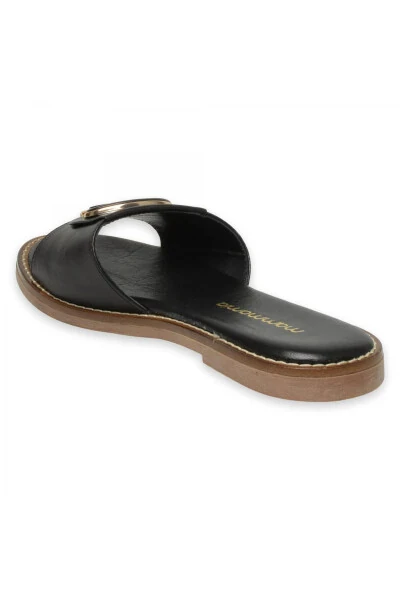 D25Yt-1370Z Daily Black Women's Slippers - 4