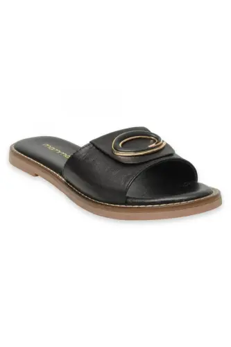 D25Yt-1370Z Daily Black Women's Slippers 