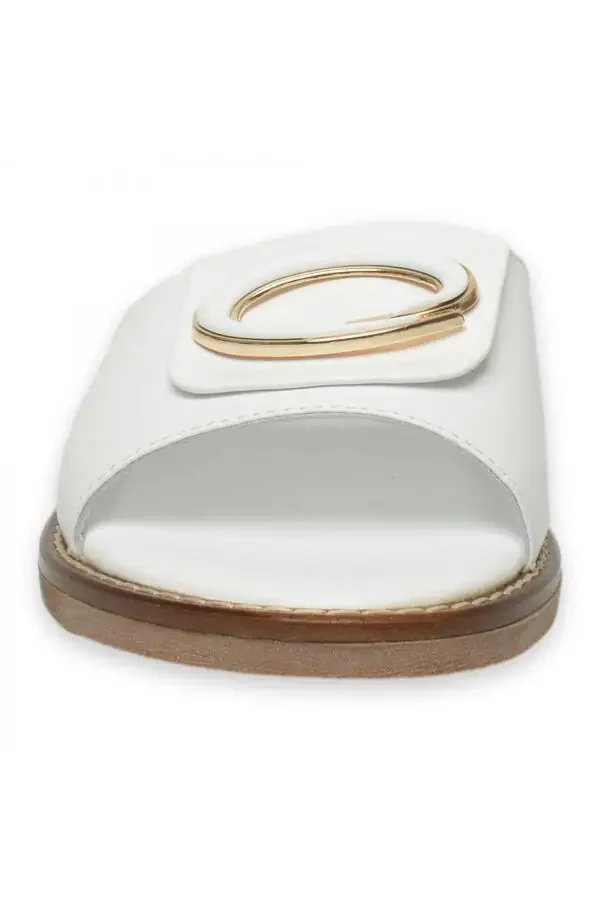 D25Yt-1370Z Women's Daily White Slippers - 3