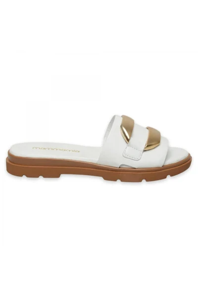 D25Yt-1375Z Women's Daily White Slippers - MAMMAMIA (1)