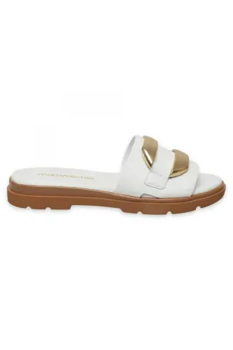 D25Yt-1375Z Women's Daily White Slippers - MAMMAMIA (1)
