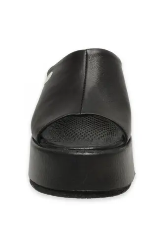 D25Yt-1565Z Daily Black Women's Slippers - BLACK PEN - 3