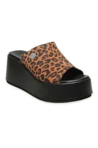 D25Yt-1565Z Daily Cinnamon Women's Slippers-TOBACCO LEOPARD - 1