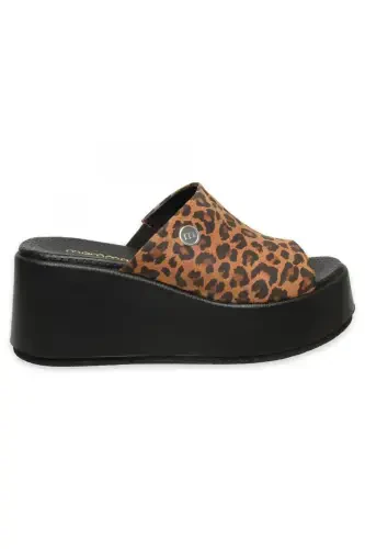 D25Yt-1565Z Kundalik Dolchin Ayollar Shlyapalari-TABA LEOPAR - MAMMAMIA (1)