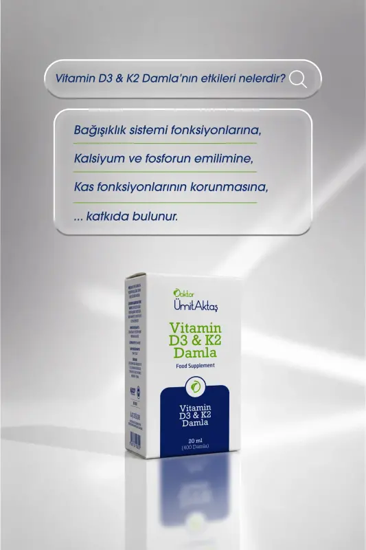 D3 K2 Vitamin Drops - 400 Drops - 3