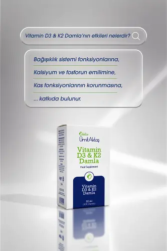 D3 K2 Vitamin Tomchilari - 400 Tomchi - 3