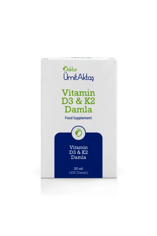 D3 K2 Vitamin Tomchilari - 400 Tomchi - 1