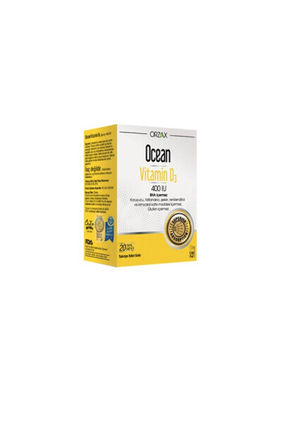 D3 Vitamini 400 IU Sprey 20 Ml - OCEAN