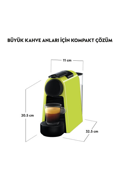 D30 Green Essenza Mini Coffee Machine - 11