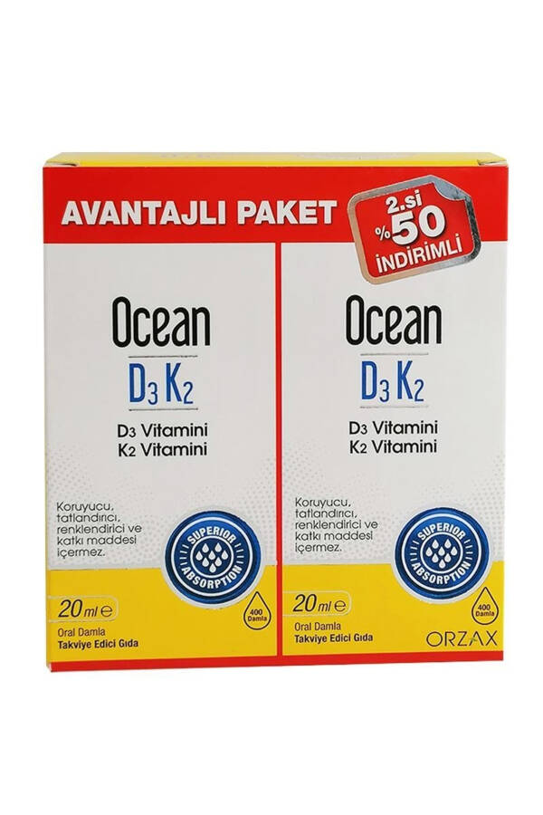 D3k2 Drops 20ml X 2 Pack Advantageous Package - 1