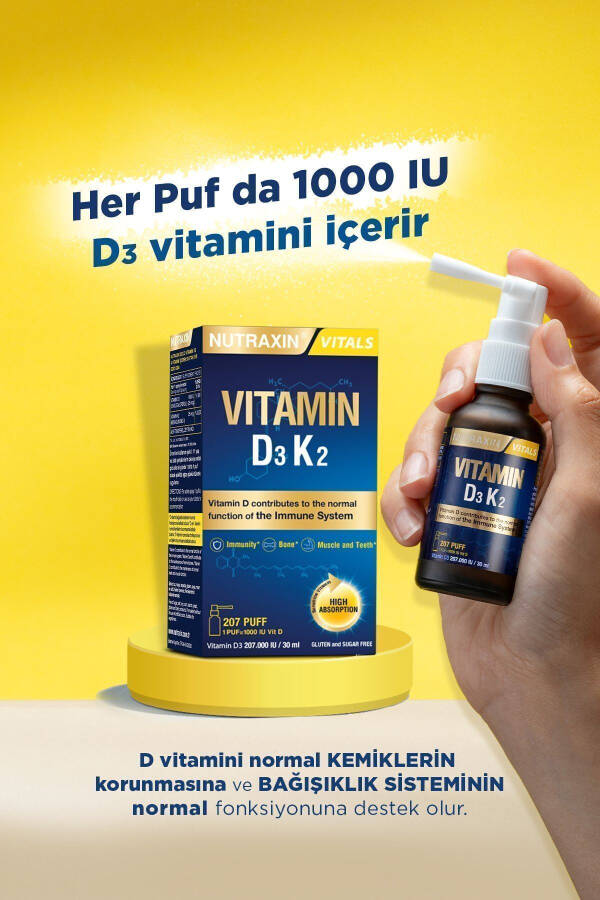 Vitamin D3 K2 30 ml - 1.000 IU - 8