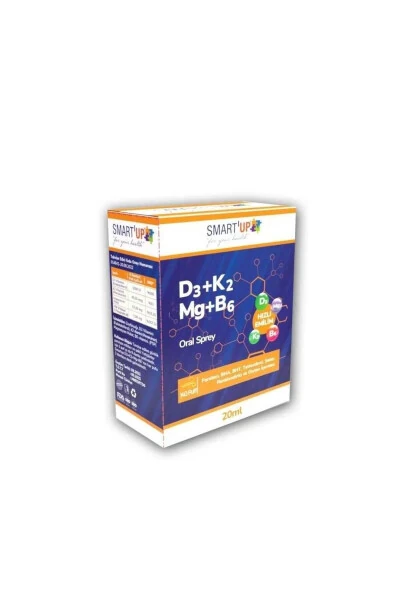 Smartup D3 K2 Mg B6 Oral Sprey 20 Ml - SMART UP