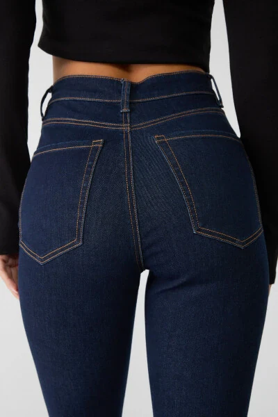 D74 Slim Fit Ispancha Paça Jinsi - 4