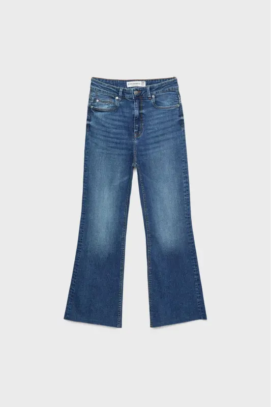 D78 Cropped Spanish Leg Jeans - 6