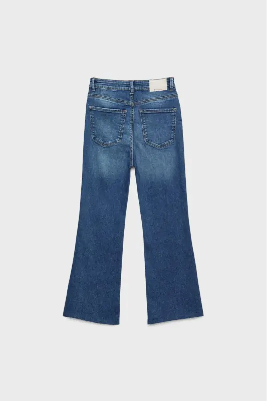 D78 Cropped Spanish Leg Jeans - 7