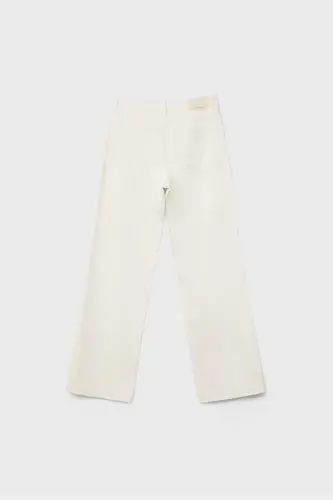 D92 straight geniş paça jean - Ekru1 - STRADIVARIUS (1)
