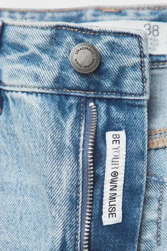 D92 Straight wide-Açık mavi denim1 - 8