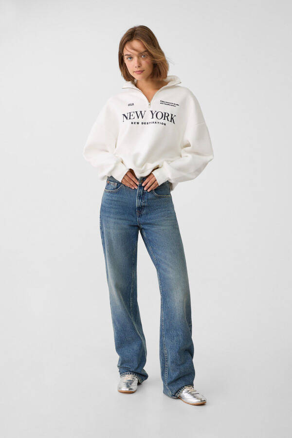 D92 Straight Wide-Mavi - 1