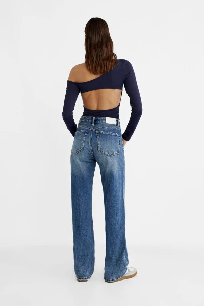 D92 straight fit wide leg jeans - 3