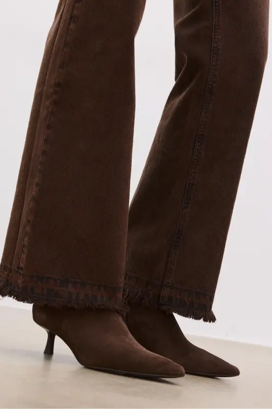 D92 straight geniş paça-Kahverengi2 - 4