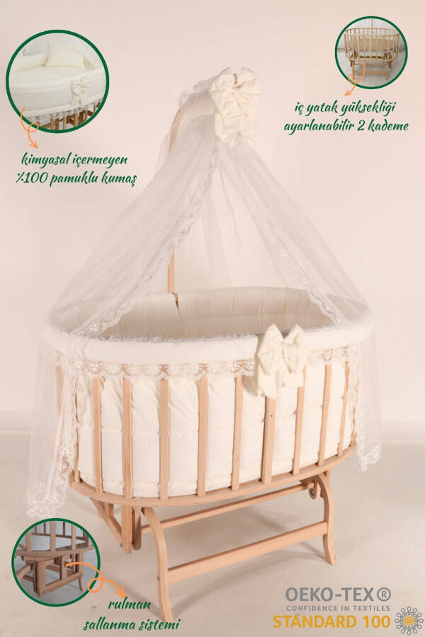 DA-15 Amedan Sepet Beşik 0-2 Yaş ''Krem Fr. Dantelli Uyku Seti'' ile - 2