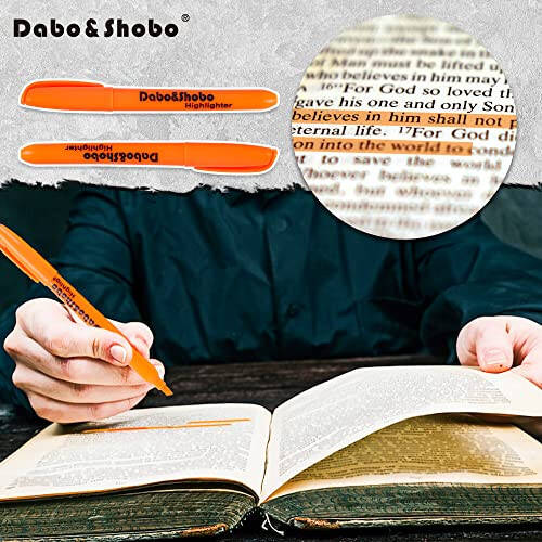 Dabo&Shobo Highlighters, 60 Bulk Pack Highlighter, Assorted Colors, Chisel Tip, Quick Drying For Highlighting - 7