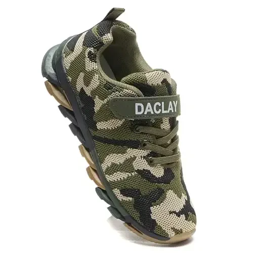 Daclay Kids Shoes Running Girls Boys Sports Sneakers - 6